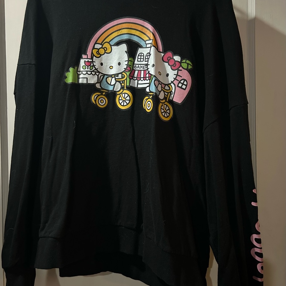 Hello Kitty Black Women Sweatshirt